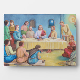 The Last Supper: Jesus and the Disciples Plaque