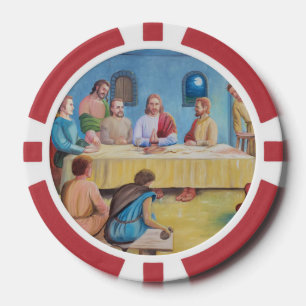 The Last Supper: Jesus and the Disciples Poker Chips