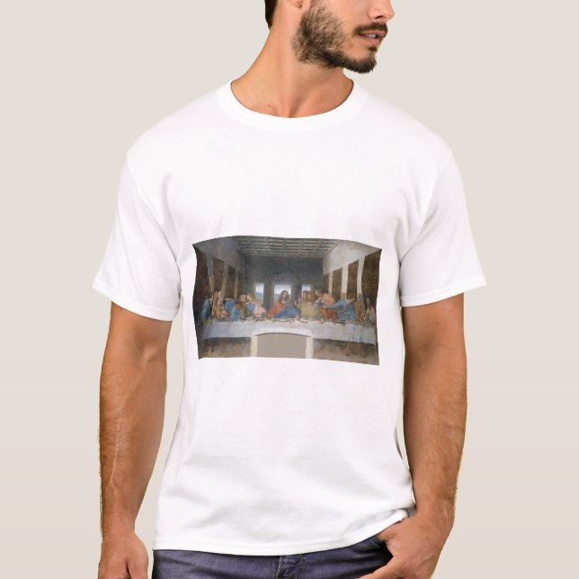 The Last Supper, Leonardo da Vinci, 1495-1498 T-Shirt (Front)