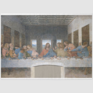 The Last Supper, Leonardo da Vinci, 1495-1498 Tissue Paper