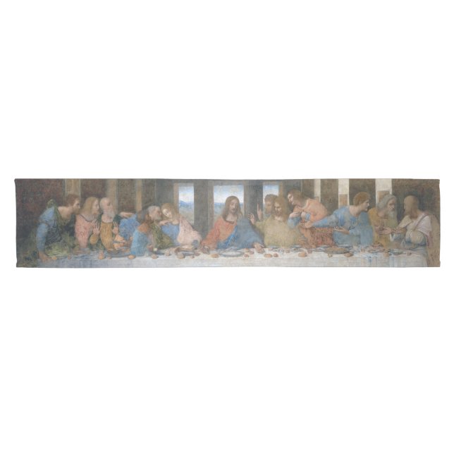 The Last Supper, Leonardo da Vinci Short Table Runner (Horizontal)