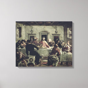 The Last Supper (oil on canvas) 2 Canvas Print