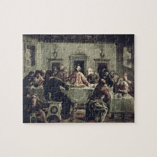 The Last Supper (oil on canvas) 2 Jigsaw Puzzle (Horizontal)