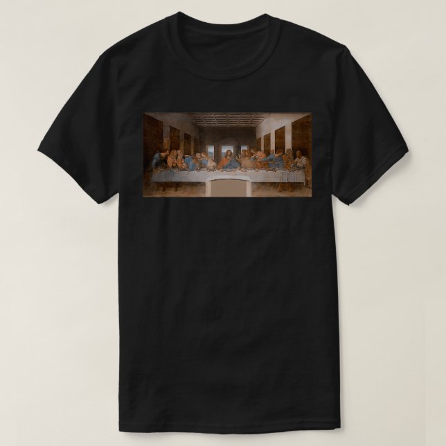 The Last Supper Painting By Leonardo  T-Shirt (Design Front)