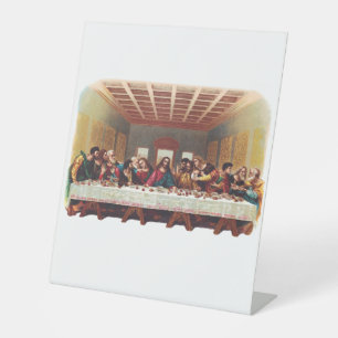 The Last Supper Pedestal Sign