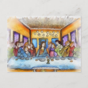 The Last Supper Postcard