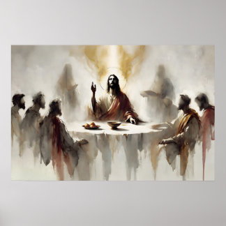 The Last Supper Print – Communion Wall Art