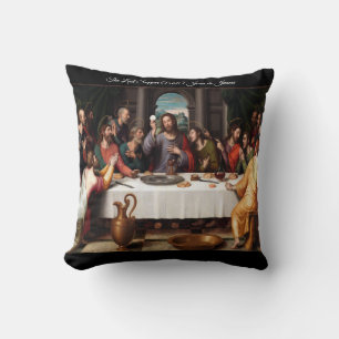 The Last Supper Throw Pillow