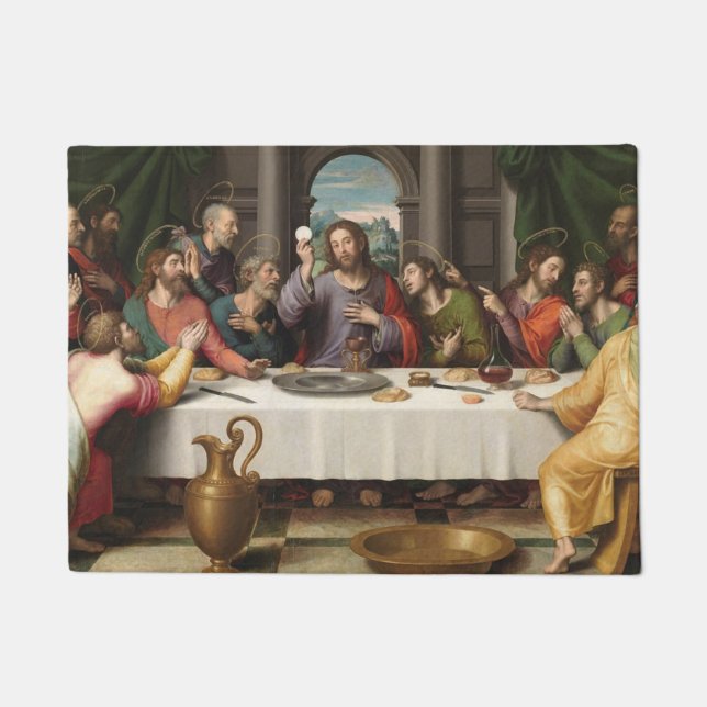 The Last Supper Vicente Juan Masip Doormat (Front)