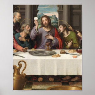 The Last Supper Vicente Juan Masip Poster