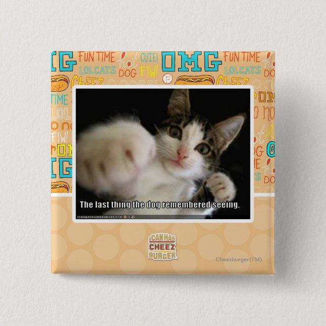 The last thing 2 inch square button (Front)