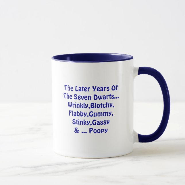 The Later Years Of The Seven Dwarfs - Mug (Right)