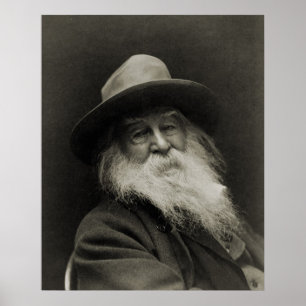 The Laughing Philosopher Poet Walt Whitman Poster