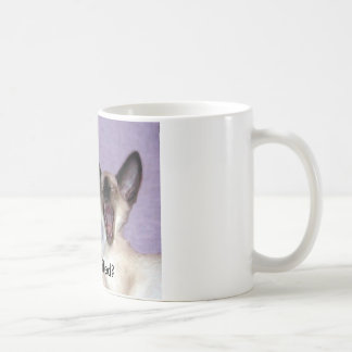 The Laughing Siamese "Who Fluffed" Mug