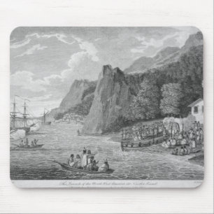 The Launch of the North West America at Nootka Sou Mouse Pad