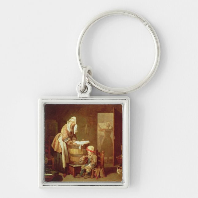 The Laundry Woman Keychain (Front)