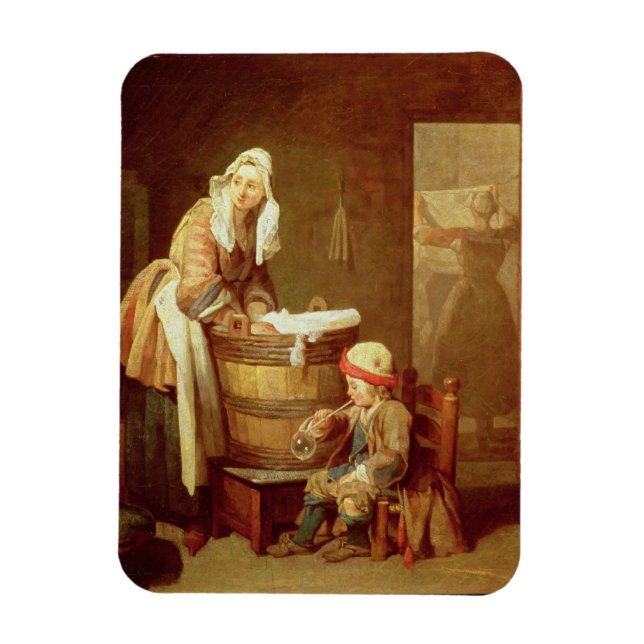 The Laundry Woman Magnet (Vertical)