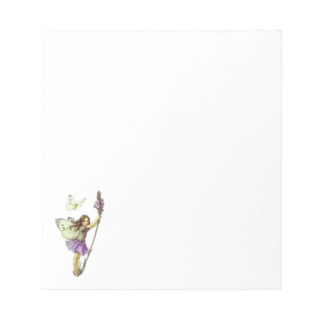 “The Lavender Fairy” Notepad  (Front)