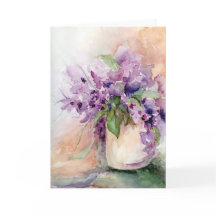 The Lavender Jar Greeting Card