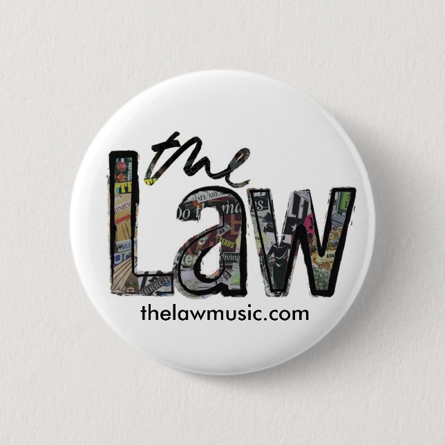 The Law - Logo - Badge 2 Inch Round Button (Front)