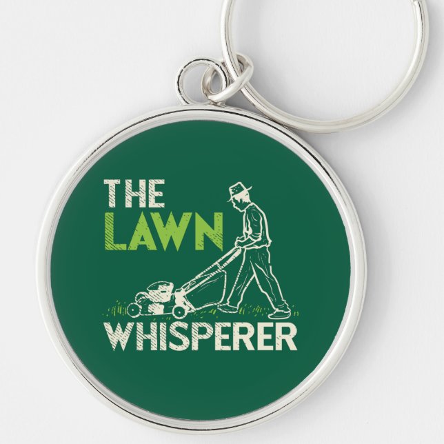 The Lawn Whisperer Keychain (Front)