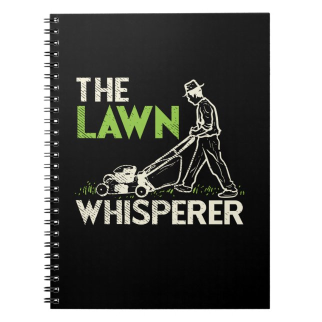 The Lawn Whisperer Notebook (Front)
