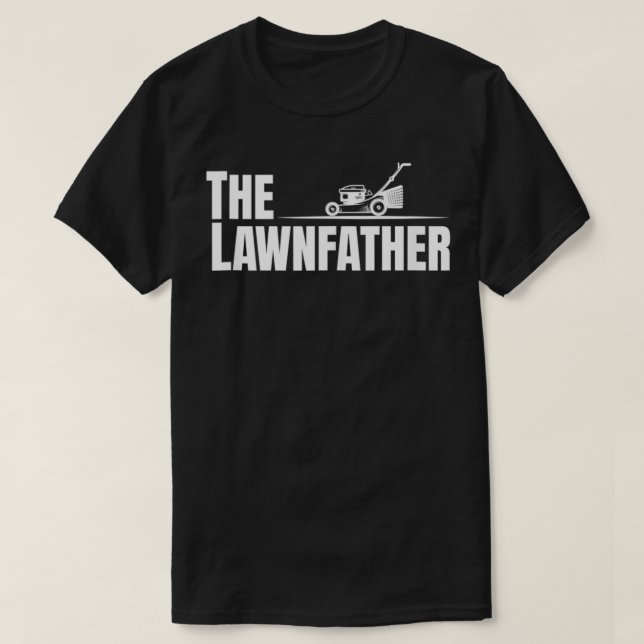 The Lawnfather Funny Lawn Mowing for Fathers Tank  (Design Front)