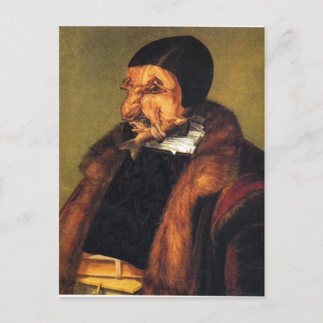The Lawyer by Giuseppe Arcimboldo Postcard (Front)