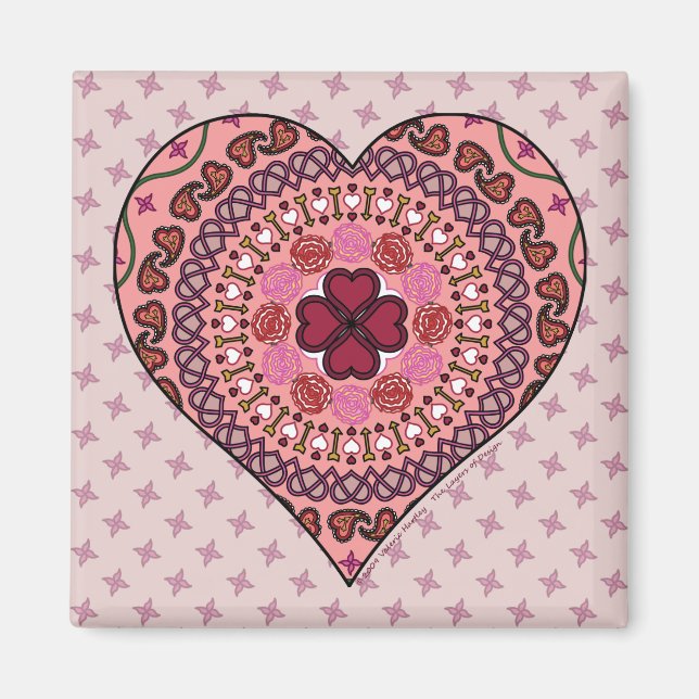 The Layers of the Heart Magnet (Front)