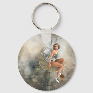The Lazy Moon Fairy Keychain