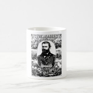 The Leader And His Battles -- Ulysses S. Grant Coffee Mug