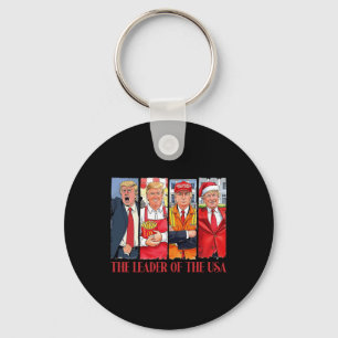The Leader Of The Usa Trump 2024 Inauguration Day Keychain