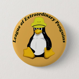 The League of Extraordinary Penguins 2 Inch Round Button