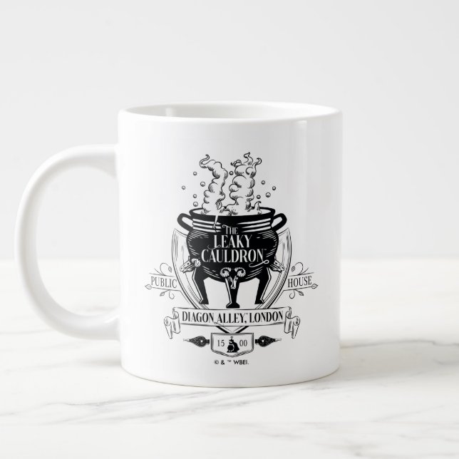 THE LEAKY CAULDRON™ Shop Graphic Large Coffee Mug (Left)