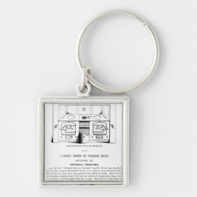 The Leamington Stove, or Kitchener Keychain (Front)