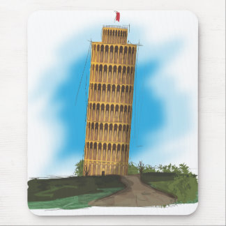 The Leaning tower of Pisa, Italy Mouse Pad