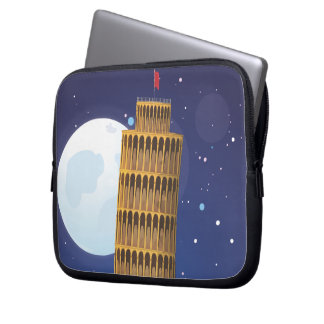 The Leaning Tower of Pisa Laptop Sleeve