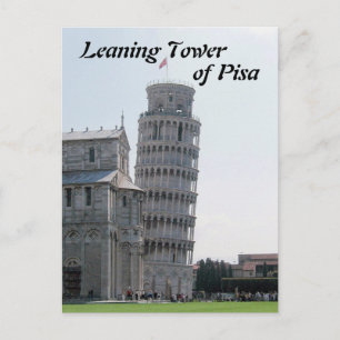 The Leaning Tower of Pisa Postcard