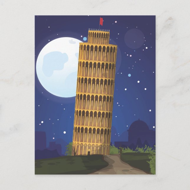 The Leaning Tower of Pisa Postcard (Front)
