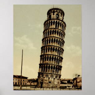 The Leaning Tower Pisa Italy Poster