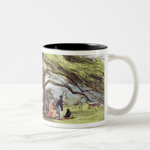 The Lebanon Cedar Tree in the Arboretum, Kew Garde Two-Tone Coffee Mug