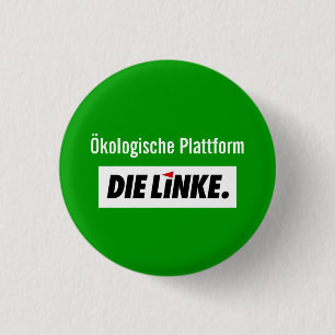 The Left Ecological Platform 1 Inch Round Button