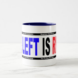 The Left is Right Two-Tone Coffee Mug
