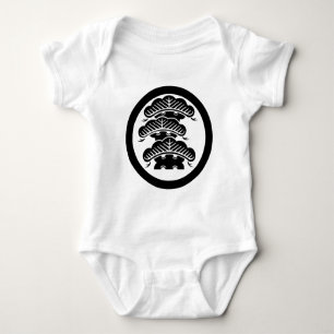 The Left Three-Story Pine with Araeda in the Circl Baby Bodysuit