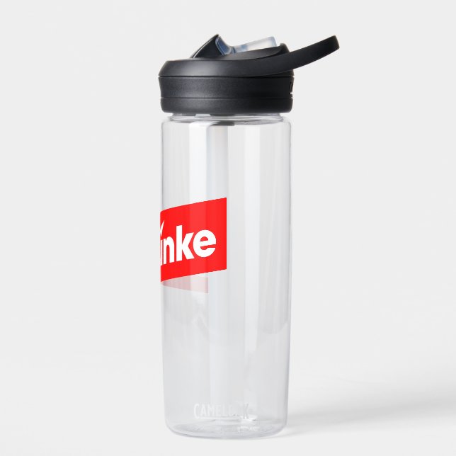 The left  water bottle (Left)