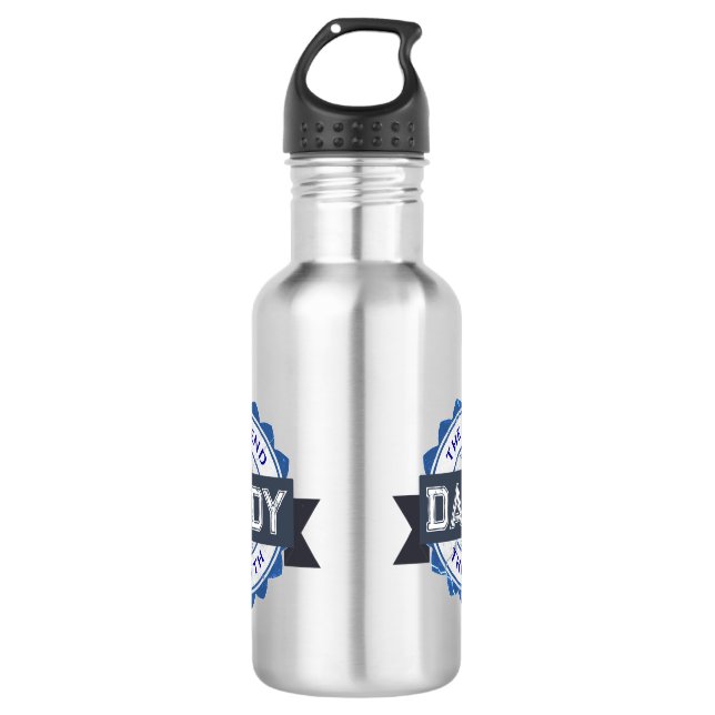 The Legend DADDY The Myth, Father's Day Print 532 Ml Water Bottle (Front)
