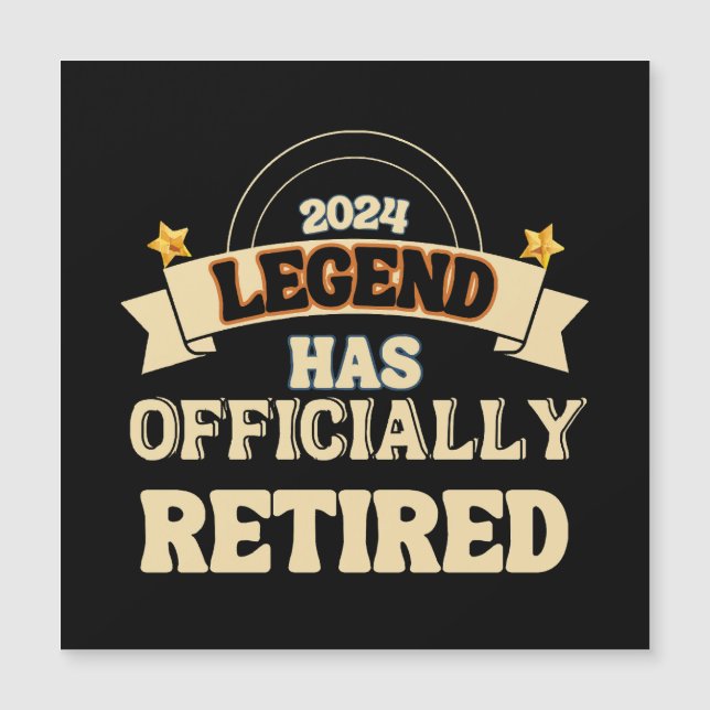 The legend has officially retired (Front)