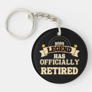The legend has officially retired keychain