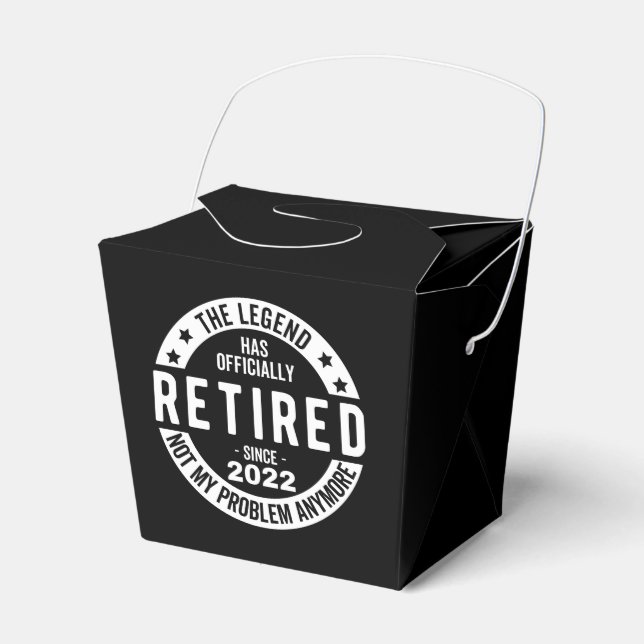 The Legend Has Officially Retired, Retired 2022 Favor Box (Front Side)