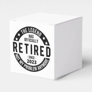 The Legend Has Officially Retired, Retired 2023 Favor Box